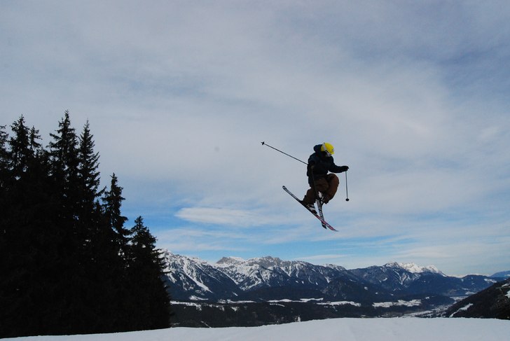 Etter å ha kjørt freeride hele formidagen byttet. Foto: Erik "Lidas" Lidstrøm. Åkare: Ole-Kristian Strøm.