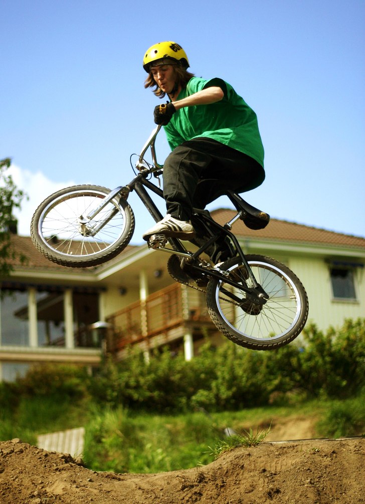 En utav mina första 180:isar. Foto: Johan Lantz. Åkare: Elov Olsson.