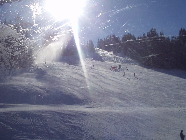 Utsikt från nån lift i Dorfgastein. . Foto: Henrik Svensson.