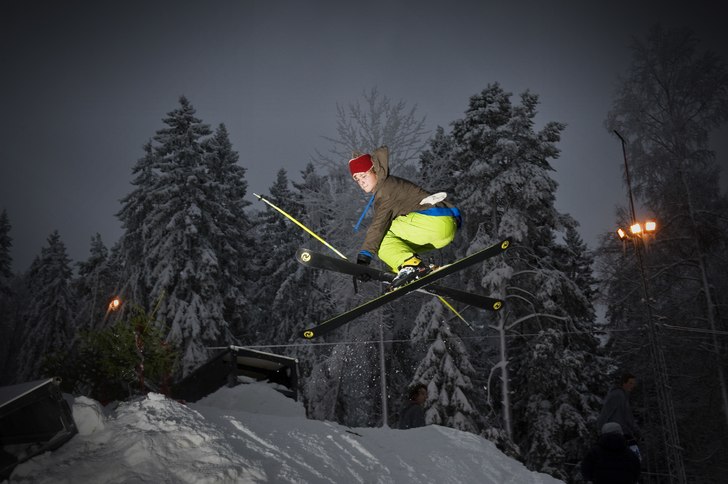 Väsjö Railjam 2010. Foto: Pax Engström Nyström. Åkare: Okänd.