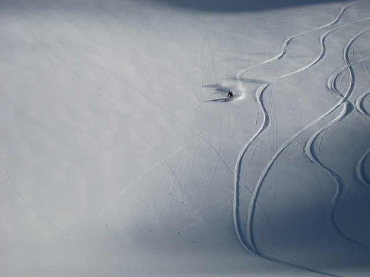 Sista åket i Greely Bowl för den här gången. Foto: Jens B. Nordström. Åkare: Anders Sundin.