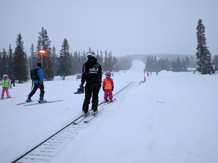 Masse folk og flott føre
I dag er det flott føre.