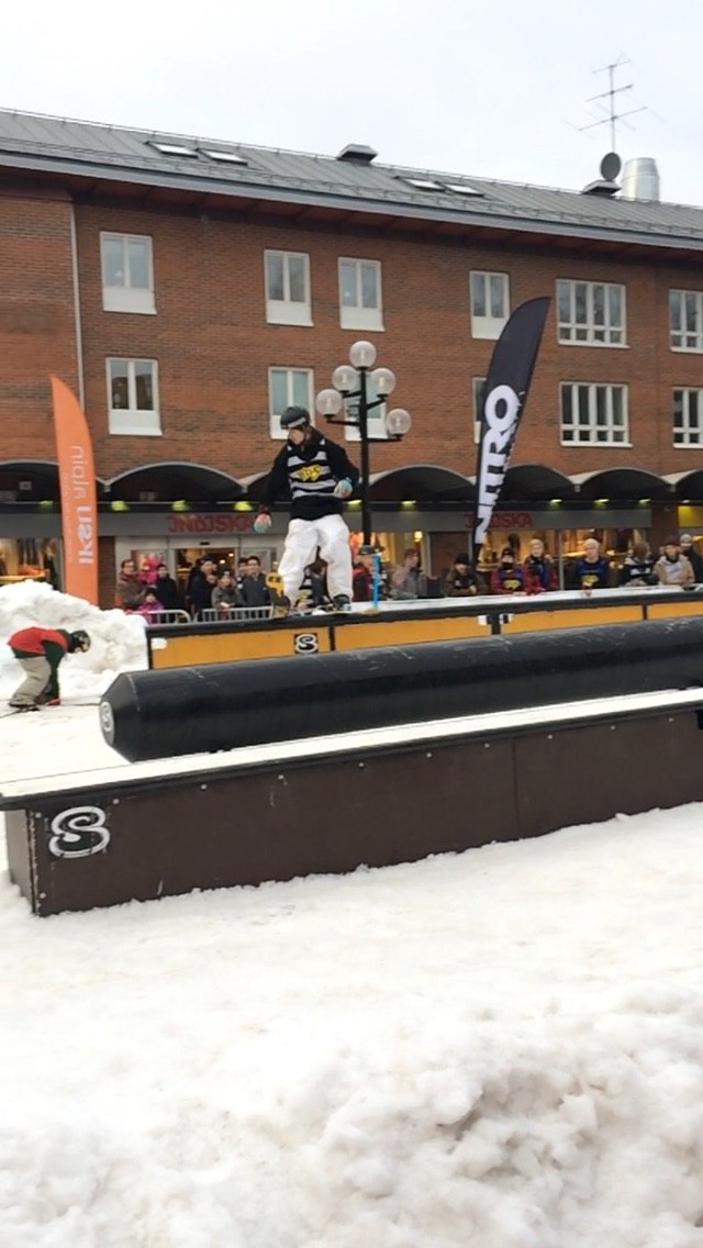 Första Railjamet för mig helt sjukt roligt. Åkare: HD.