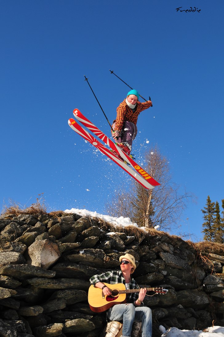 bra dag. Foto: Fredrik Dalersjö. Åkare: Anton Ryding.