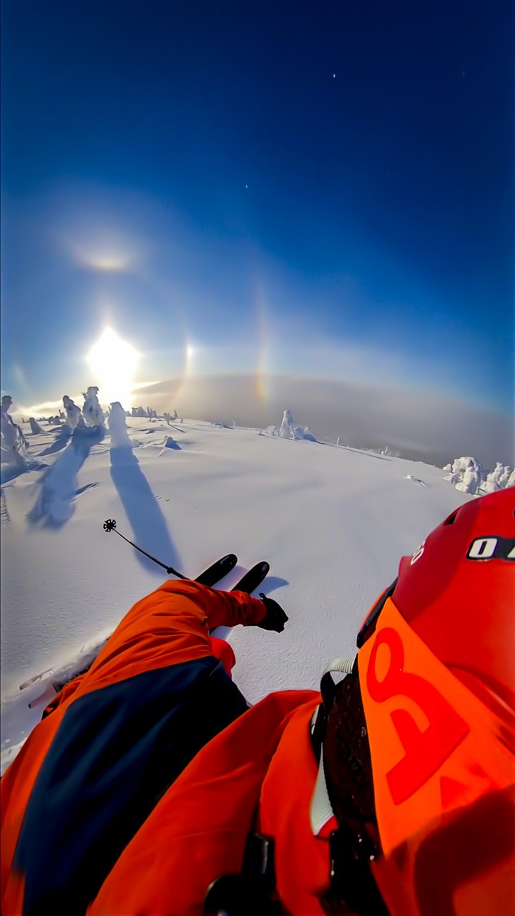 Halo Skiing!
Galet vacker & bra dag på Berge.