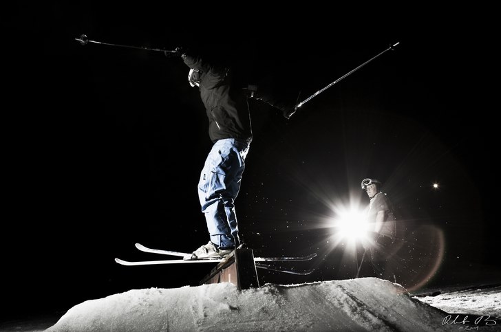 En liten Rail!. Foto: Robert Purvins. Åkare: Jonas Ritsle.