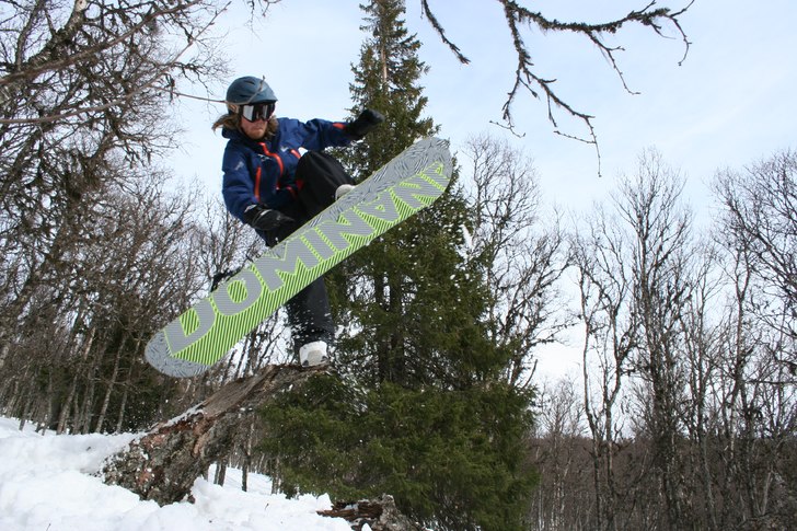 One-foot, lite old school numera. Foto: Jonas Erikson. Åkare: Johan Åhlander.