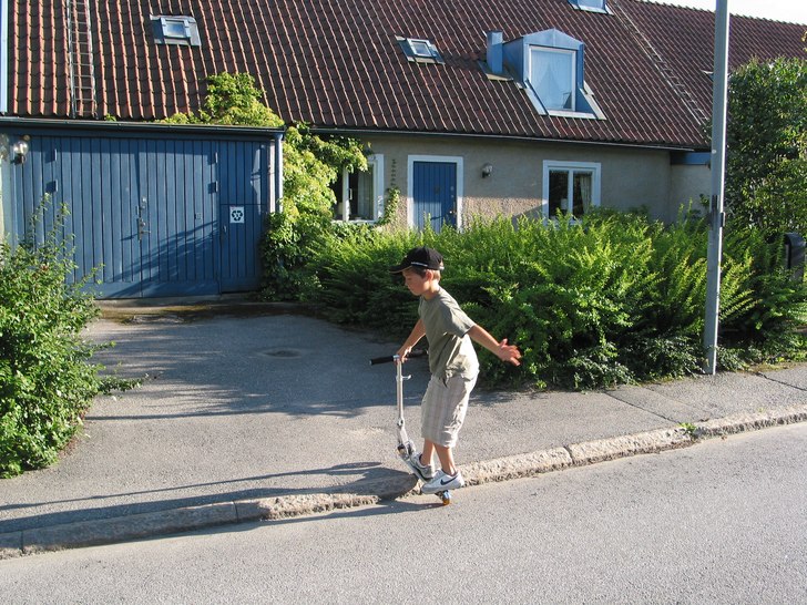 liten no hander xD. Foto: pappa. Åkare: JAG .