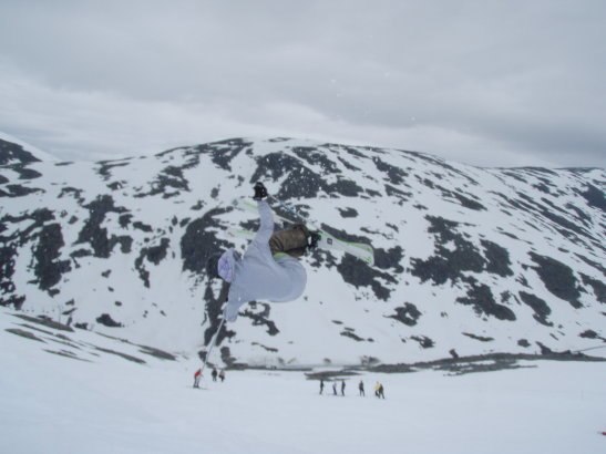 gör en misty. Foto: Erik Hedlund. Åkare: Peter Flodin.