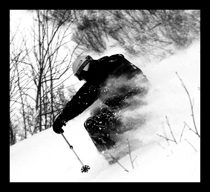 genom dungen med puder till pungen. Foto: Filip Jacobson. Åkare: Gusten Grodslukare.