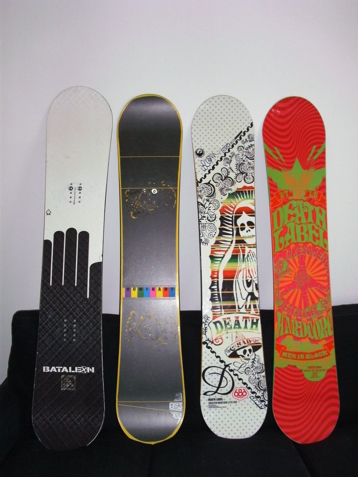 1.Bataleon ewiltwin 2.Burton Dominant 3. Death Lab. Foto: Arvid.