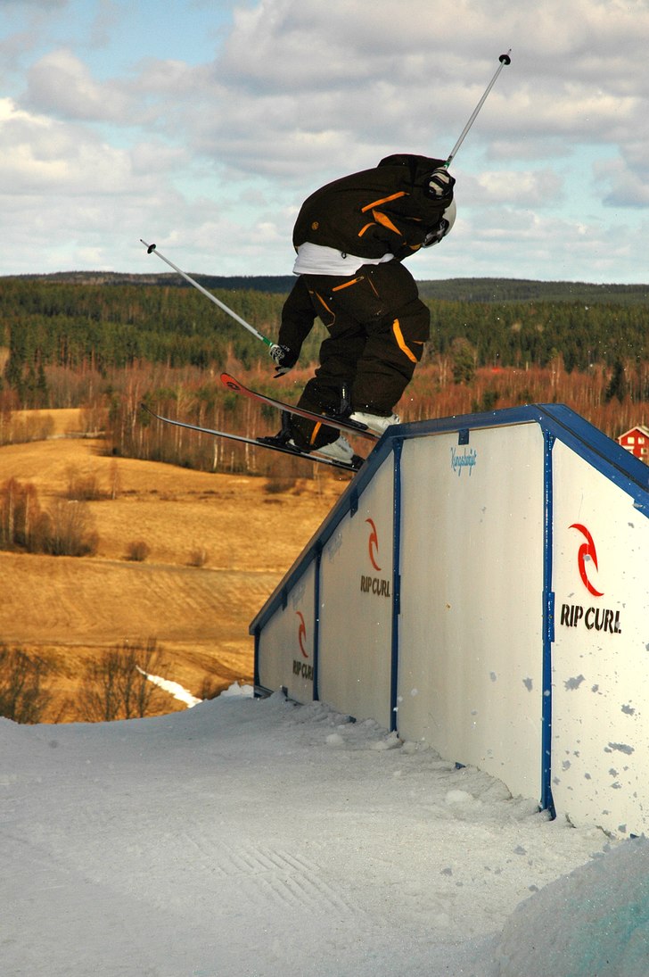 Fredrik stod och fotade på Toyota JibJam.
Jag g�. Foto: Fredrik Andersson. Åkare: Basse Delér.