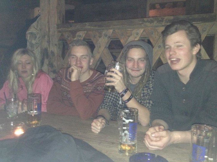 Badgastein! Vi hade bytt om vid det här laget men.
