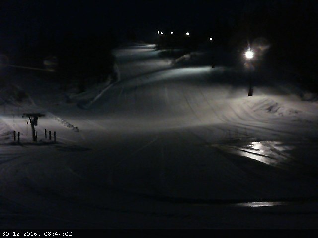 Vått og trist, men åpent
Ikke det beste været i.