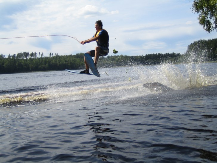 Jeppe i det sköna hoppet :D. Foto: Viktor Frisk. Åkare: Jesper Westlin.
