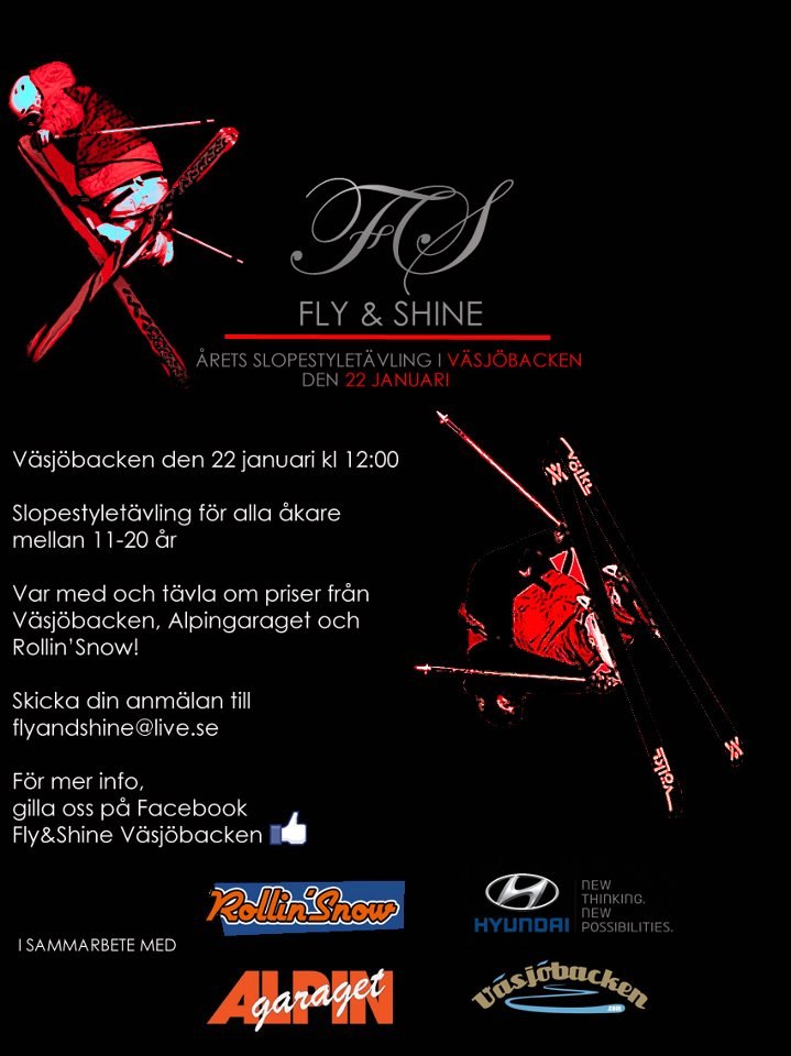 för alla tävlingssugna kommer det äga rum en fe. Foto: Alexander Runhellen.