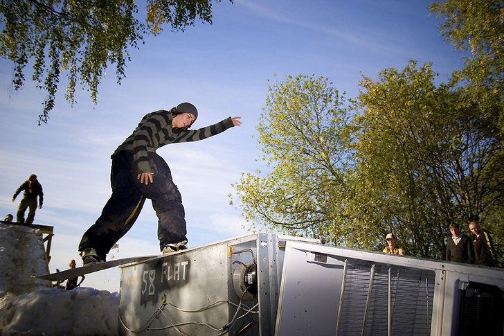 Session en varm dag i september. Foto: Mattis Johansson. Åkare: Claes.