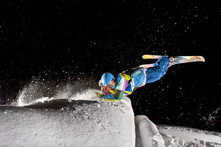 Hugo Ljungquist under en RedBull session i Åre 5e. Foto: Niclas Magnusson. Åkare: Hugo Ljungquist.