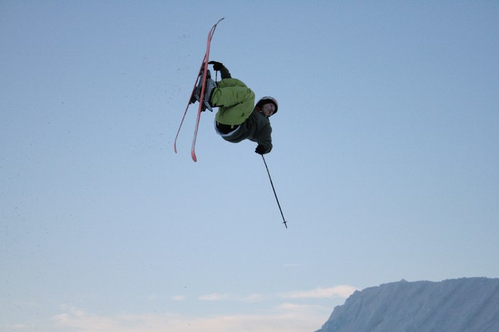 Flatspin 5 med försök på mute =). Foto: Agnes Möller- Andersen. Åkare: Anton Möller- Andersen.