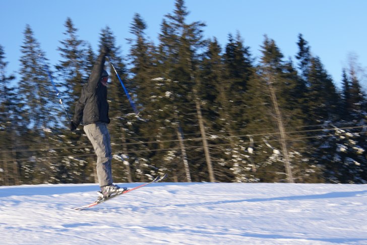 Skönaste bilden någonsin innan landning. Åkare: min bror.