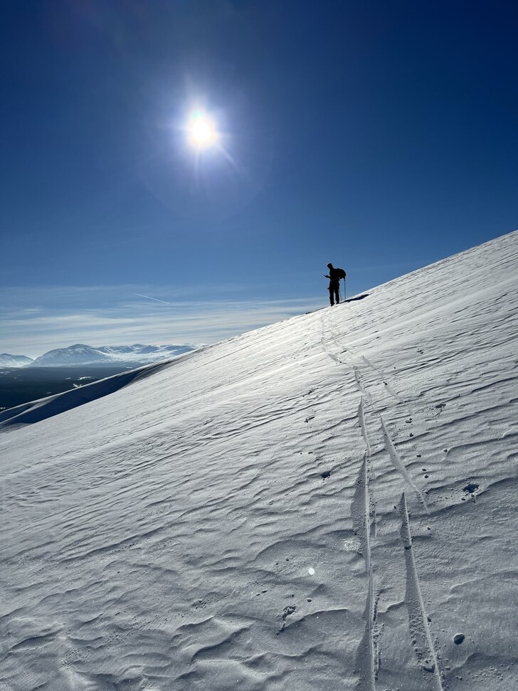 Från en helt underbar topptur i Vålådalen.