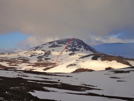 Sylskalsstötens nordsida.. Foto: Mattias Skantz.