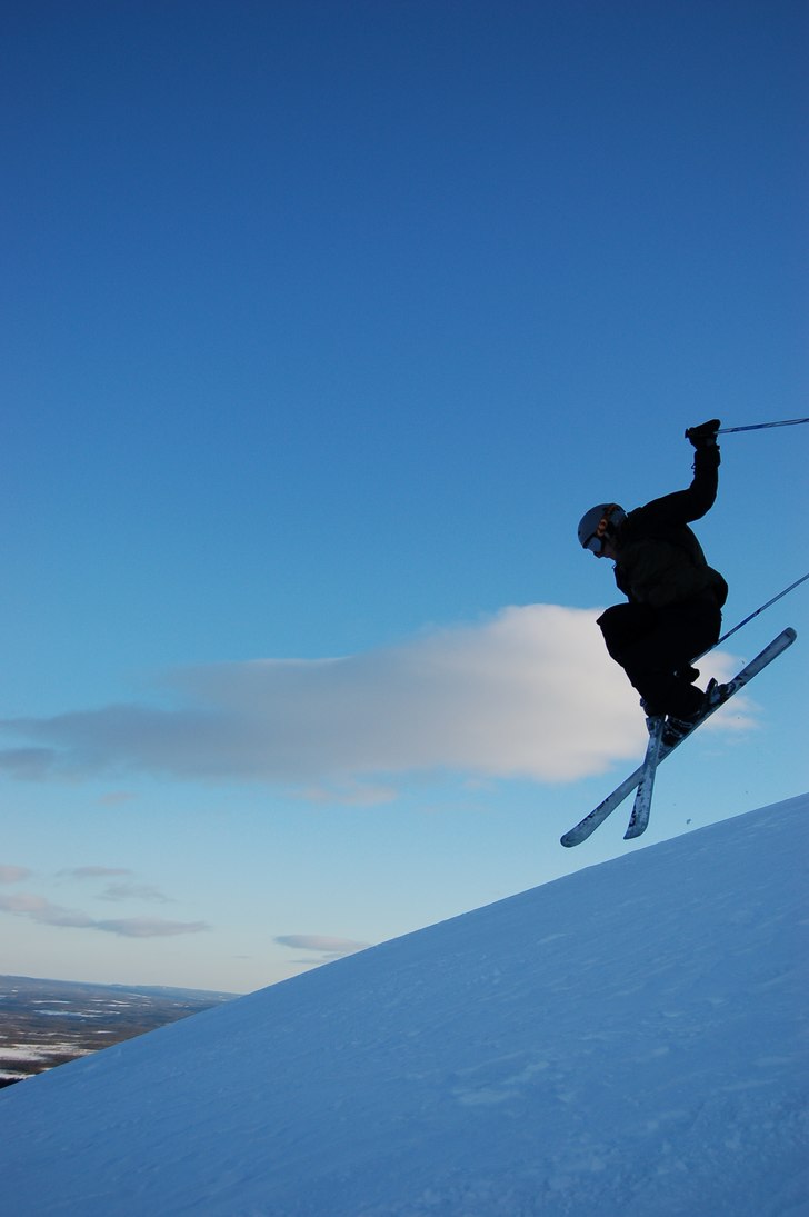 Wiiie..!. Åkare: Johan.