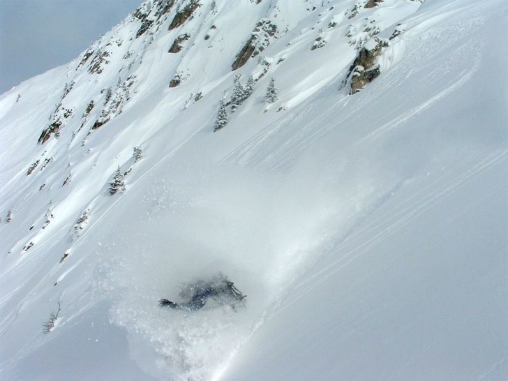 Des Bourtes Face Nord. Foto: Daniel Salomonsson. Åkare: Magnus Folkesson.