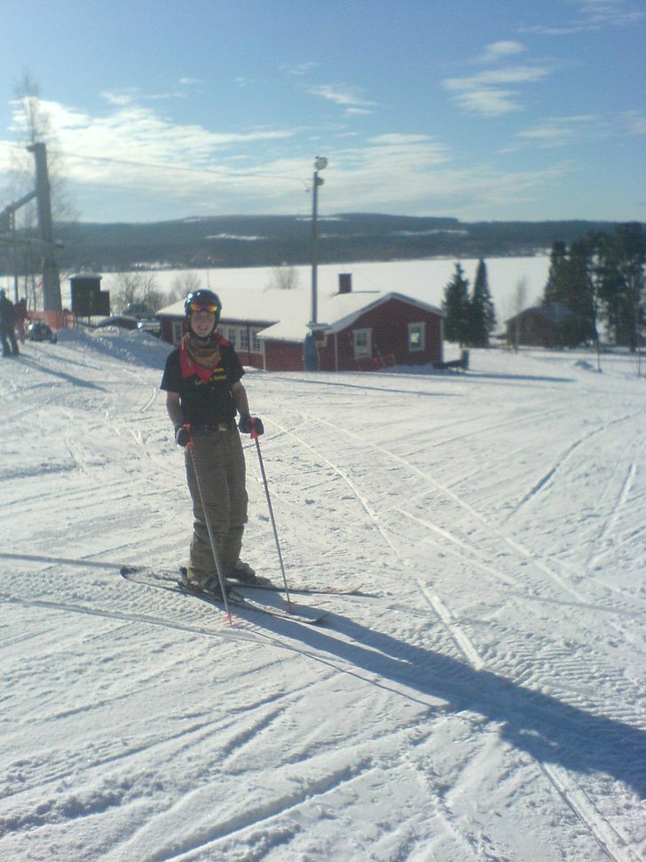 japp det är när vi åkte skidor i 6 +. Foto: syster. Åkare: Petter.