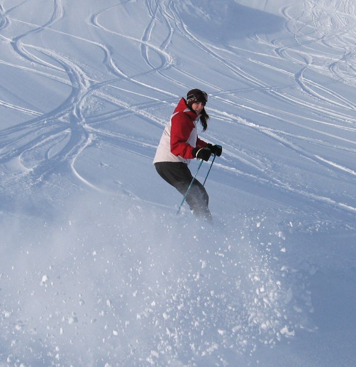 Nysnö :]. Foto: Syster Yster. Åkare: jag.