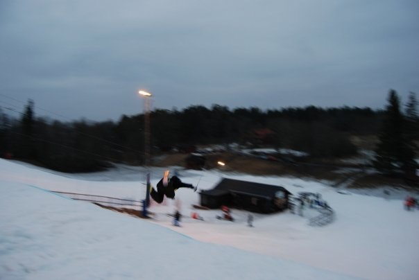 Bra början men dårligt slut . . . :/. Foto: johan boman. Åkare: victor white.
