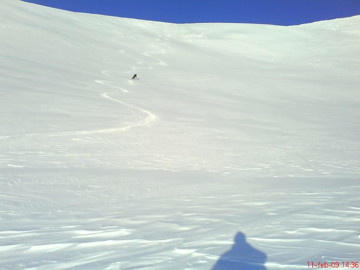 Men det var värt mödan att gå upp. Foto: Cristofer Said. Åkare: Lukas Borgemo.