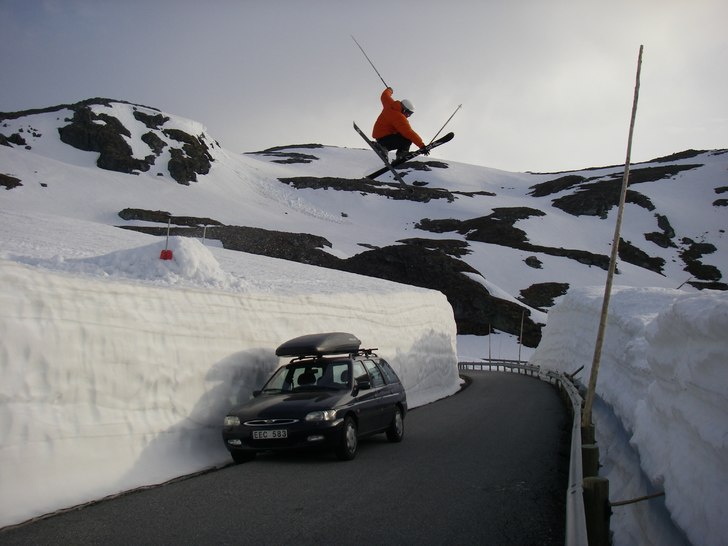 Var och gick toppturer i Hurrungane och tog en lit. Foto: Petter Lidenberg. Åkare: Jesper Lidenberg.