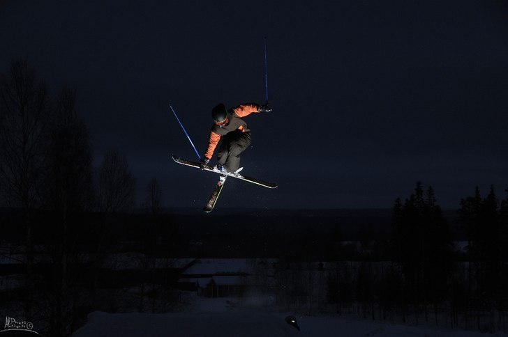 Session @ Valberget. Foto: Jag, Alexander Lindquist. Åkare: Joel Dehnisch.