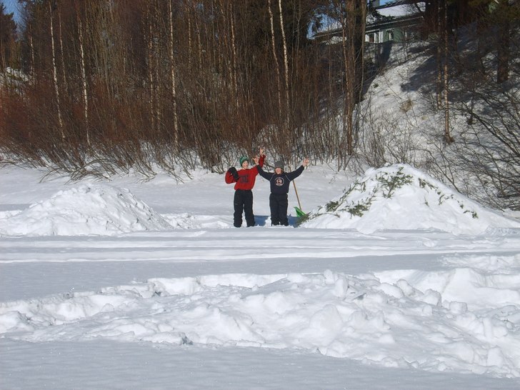 ett hopp vi gjorde . Foto: alex. Åkare: skönt.