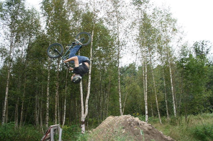 backflip. Foto: Tim Nordström. Åkare: Jag.