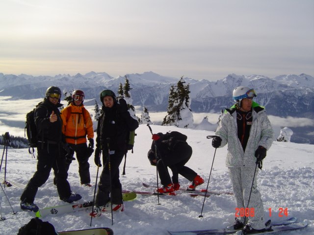 2008 Roadtrip Kanada, BC. Foto: Pär Wikström. Åkare: Adam, P-M, Per, Per.