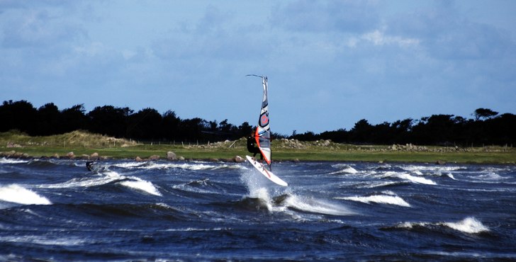 Front loop in Läjet. Foto: Christian. Åkare: Mikael Helin.