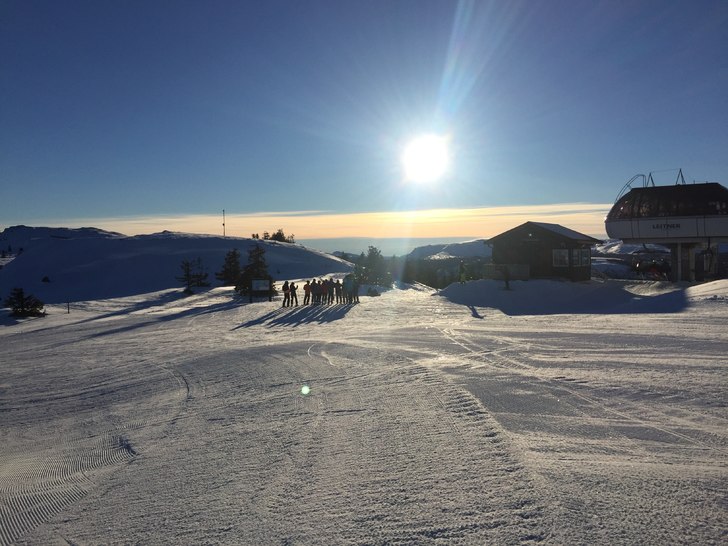 Nydelige forhold!
3 grader på toppen og -5 i bunn.