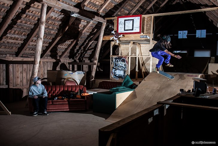 Första gången jag fotar skate. Synpunkter?. Foto: Emil Johansson. Åkare: Sackarias John.