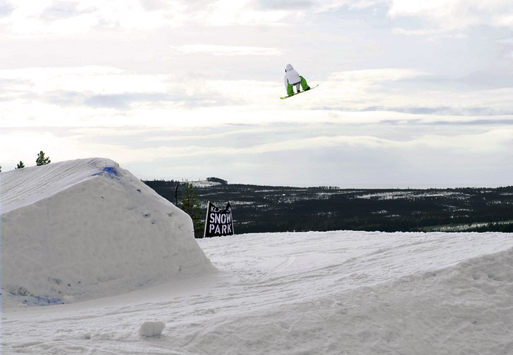 Fs 360 i Kläppen.. Foto: Daniel Cohn. Åkare: Jonas Frid.