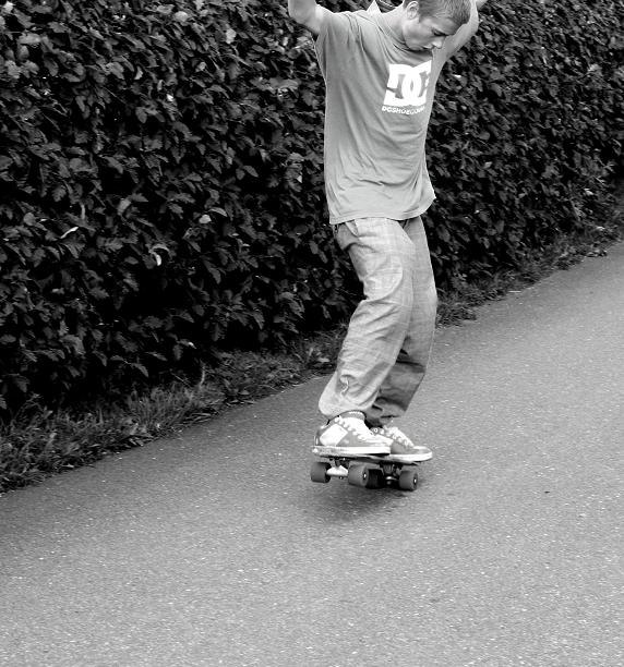 En grymt cool bild med Eriks Old School!. Foto: Felicia Lundgren. Åkare: Jag.