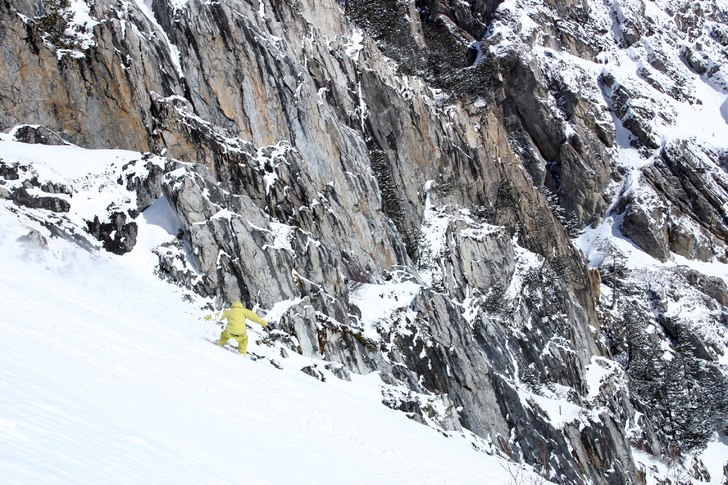 puder ner mot la daille.. Foto: Viktor Waldås. Åkare: Ola Ekström.