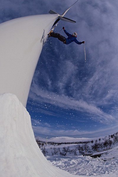 Fick en kul idé & Johnny va inte 
sen att ha. Foto: Stefan Brodén. Åkare: Lars Veen.