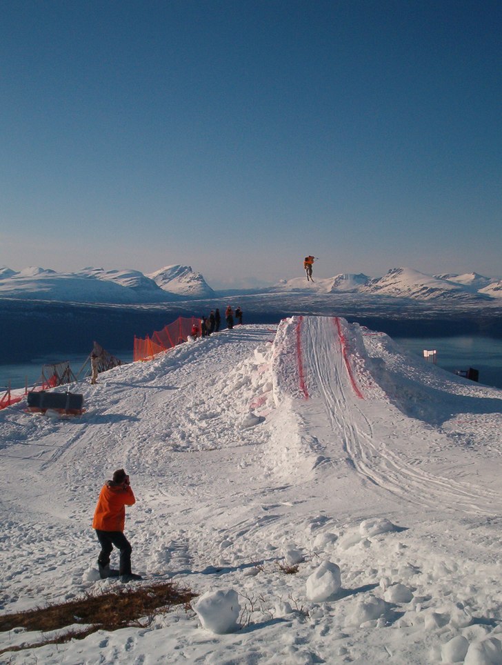 Da Gatering i narvik.... Foto: Gunnar Zahl. Åkare: skier unknown (william?).