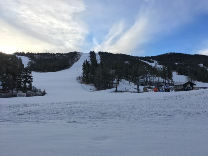 Onsdag 12.4
Natt til onsdag er det kommet 1-2 cm m.