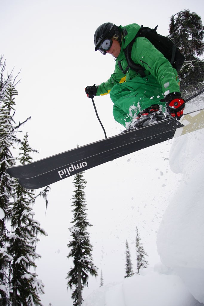 Schnabelkäse productions i Kicking Horse/Kanada . Foto: Kim Molander. Åkare: Michael Laggar.