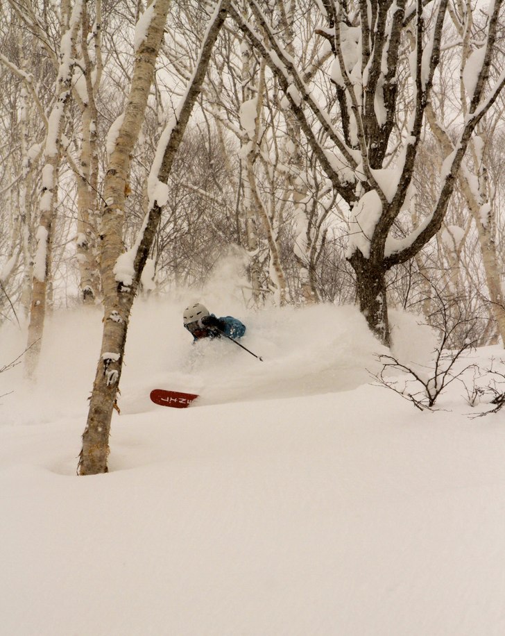 Det snöar tydligen här i Japan. Foto: Jens Westergård. Åkare: Wille Söderström.