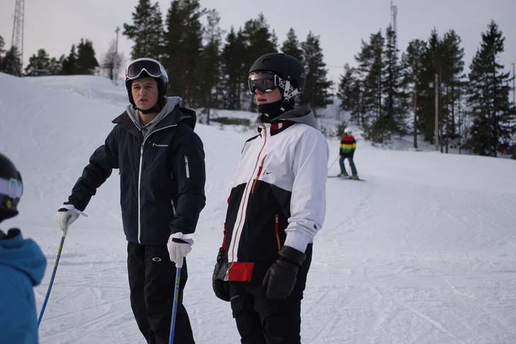 Emil Nilsson och jag själv.