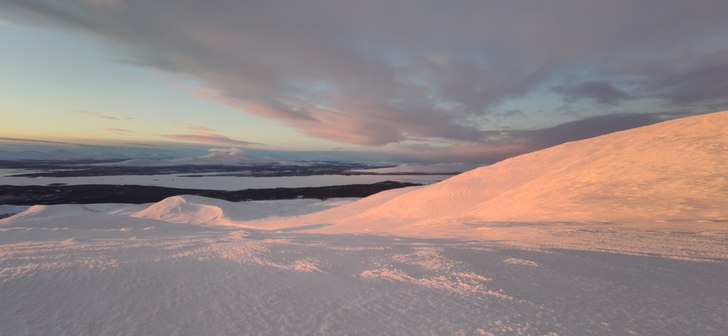 Utsikt från elgåhogna västerut
Skönt åk på .